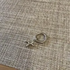 バルーンドッグ キーホルダー シルバーカラー