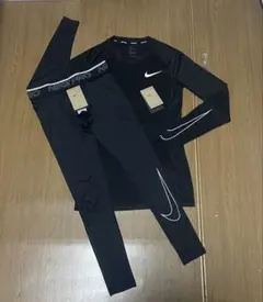 Nike Pro ブラックジャージ上下セット