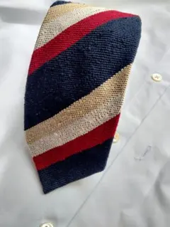 トゥモローランド ネクタイ 春夏向け 高級仕様 ハンドメイド ストライプ シルクのサムネイル