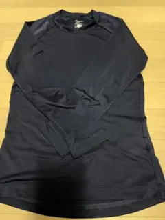 Mizuno 長袖アンダーシャツ ネイビー 140