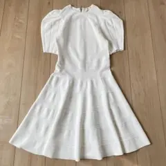 REDVALENTINO 白ワンピース 40サイズ ポンチ - メルカリ