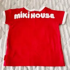 MIKI HOUSE 半袖 バックロゴ リンガーTシャツ 90サイズ