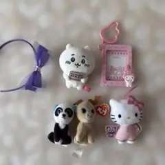 ハローキティぬいぐるみとキャラクターセット