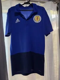 adidas アディダス チェルシー 半袖ポロシャツ ネイビー ゴールド 好 