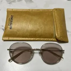 JINS & SUN メタルオーバルサングラス