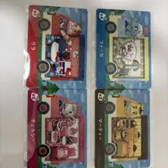 amiiboカード、リラ、フィーカ、マーティー、チェルシー