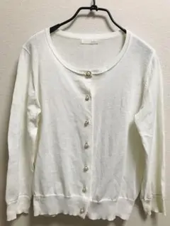 【匿名配送】index  白カーディガン　M