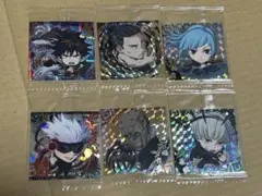 呪術廻戦ウエハースシール6枚セット 伏黒恵、東堂葵、五条悟