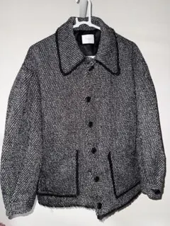 ツイードジャケット ブラックホワイト