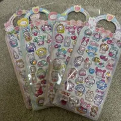 可愛い　動物　ボンボンドロップシールセット