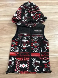 HYSTERIC MINI フリースベスト 総柄