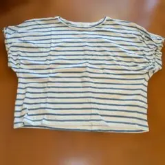 B:MING ストライプ柄 パフスリーブTシャツのサムネイル