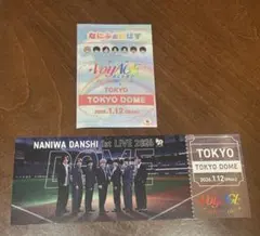 なにわ男子 1月12日 東京 なにふぁむぱすステッカー、チケット型カードセット