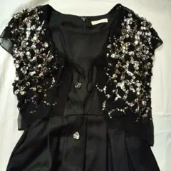 【希少】レベッカテイラー シルクシフォン スパンコールボレロ インポート