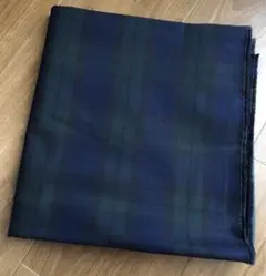 播州織☆広幅 ブラックウォッチ チェック コットン check&stripe