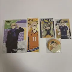 ハイキュー!! 月島蛍 缶バッジ ポストカード