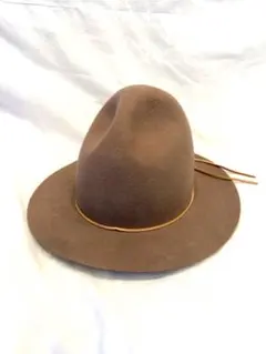 Borsalino フェルトハット 59cm ダークブラウン - メルカリ