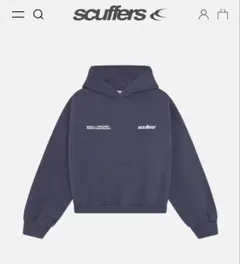 ‼️3時間限定値下げ‼️ scuffers パーカー Sサイズ ネイビー scuffers ロゴ パーカー ネイビー Sサイズ 破格 - メルカリ