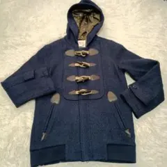 ネネット　ネイビー ダッフルコート フード付き　サイズ2 美品