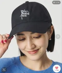 THE NORTH FACE ブラック ベースボールキャップ