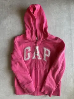 時間限定　GAP ピンク パーカー 130