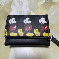 X-girl ミッキーマウス 三つ折り財布 コンパクト財布