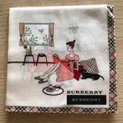バーバリー　BURBERRY ハンカチ　女の子　ワンちゃん
