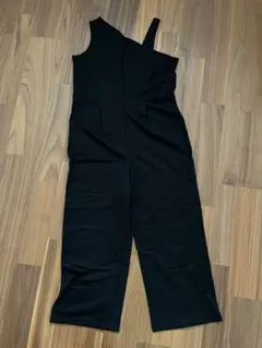 ワンショルダー ブラック オールインワン S