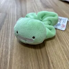 すみっコぐらし マスコット　シュシュ ヘアゴム　ぬいぐるみ　とかげ　本物