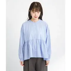 アーバンリサーチ サニーレーベル 『WEB限定』ロープドビーペプラムシャツ