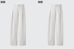 ユニクロU　タックワイドパンツ 70