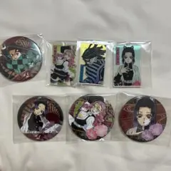 鬼滅の刃 缶バッジ アクキー6個セット 原画グッズ