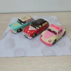 TOMICA ミニカー 3台 セット ディズニーバレンタイン、ホワイトデー仕様