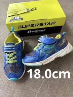 18.0cm ムーンスター 幅広 3E スニーカー