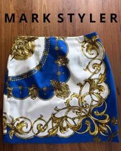 MARK STYLER スカート レディース M ブルー