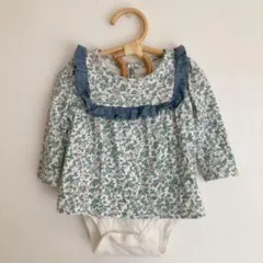 花柄 ロンパース