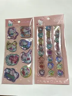 ハローキティ ウォーターシール おはじきふうシール