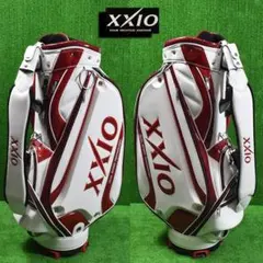 ＸＸＩＯ ゼクシオ ゴルフ エナメルキャディバッグ９型 美品！ XXIO ゼクシオ ゴルフ キャディバッグ9型【ネイビー