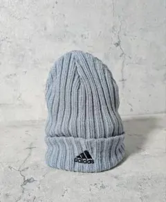 00s adidas ニット帽 ビーニー 2003年 台湾製 刺繍ロゴ Y2K