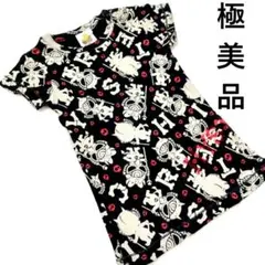 【新品未使用/日本製】ヒステリックミニ70半袖Tシャツワンピース 総柄ヒスミニのサムネイル