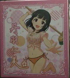丹羽仁美 アイドルマスター シンデレラガールズ スタンド付きミニ色紙