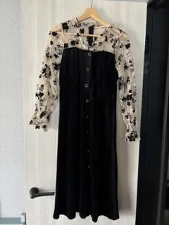 韓国風ワンピース　結婚式　お呼ばれコーデ