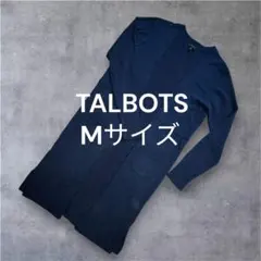 TALBOTS 紺色　ダークブルー カーディガン Mサイズ　美品　春夏　薄手のサムネイル