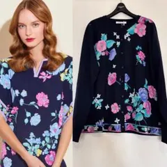 ★LEONARD★2023／人気柄ウールカーディガン★４4★