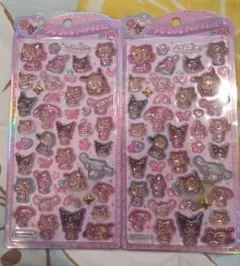 値下げ！【正規品】日焼けサンリオキャラクターズ うるちゅるポップシールセット