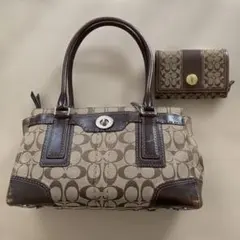 コーチ　Coach ハンドバッグ　財布　2点まとめて　セット