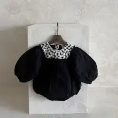 【新品】ブラック ロンパース