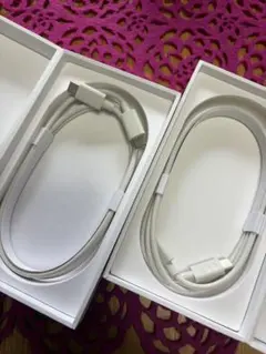 充電用ケーブル2本セットタイプC×タイプC ILUMA純正 USB Type-C