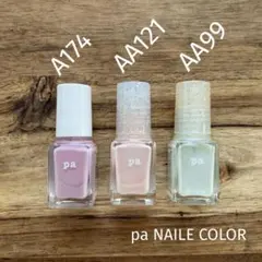 pa ネイルカラー3本セット A174 ・AA121・AA99