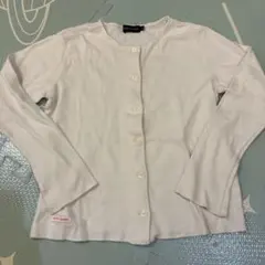 ラルフローレン　120 白　綿　カーディガン　女の子　清楚　フォーマルbaiya